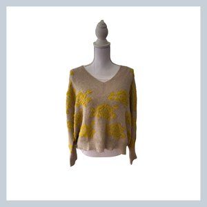 Anthropologie Lucila Sweater. Size Medium. Lightweight, distressed design.